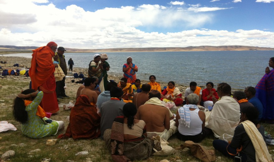 pooja at Manasarovar